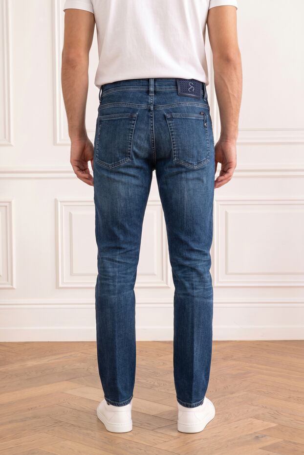 Scissor Scriptor men's blue trousers made of thin premium denim 196098 - photo 2