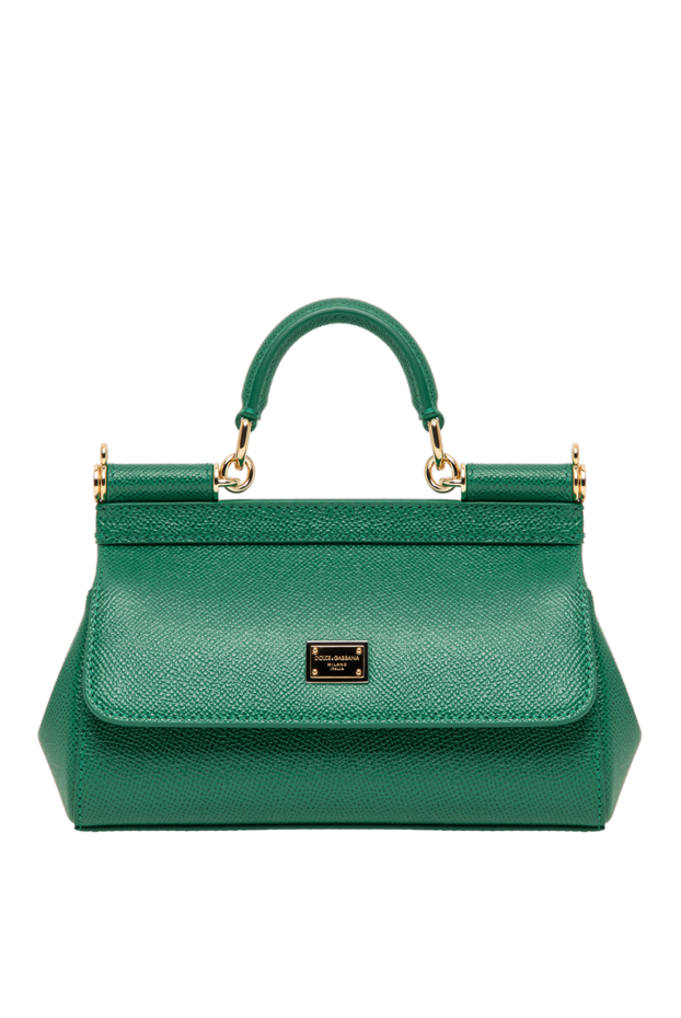 Dolce & Gabbana small green sicily bag in dauphine calfskin 196358 - photo 1