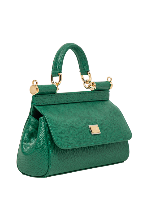 Dolce & Gabbana small green sicily bag in dauphine calfskin 196358 - photo 3
