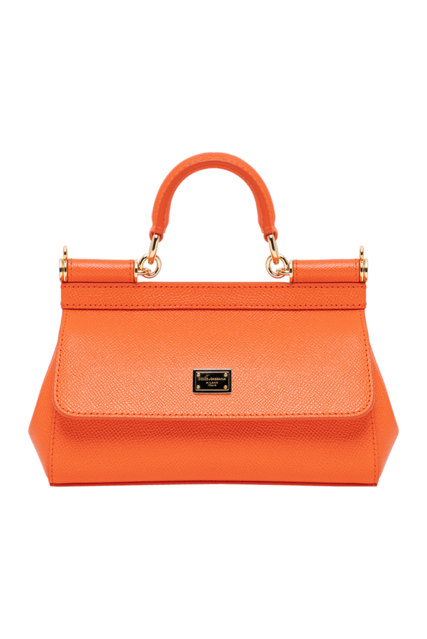 Dolce & Gabbana orange sicily mini calfskin bag 196386 - photo 1