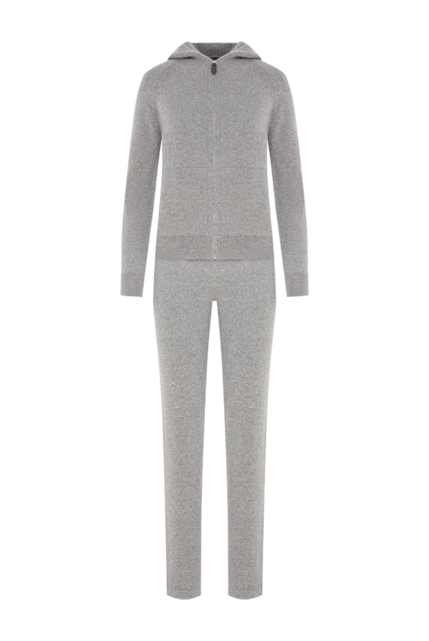 Loro Piana gray cashmere suit consisting of a zip-up hoodie and trousers 196442 - photo 1