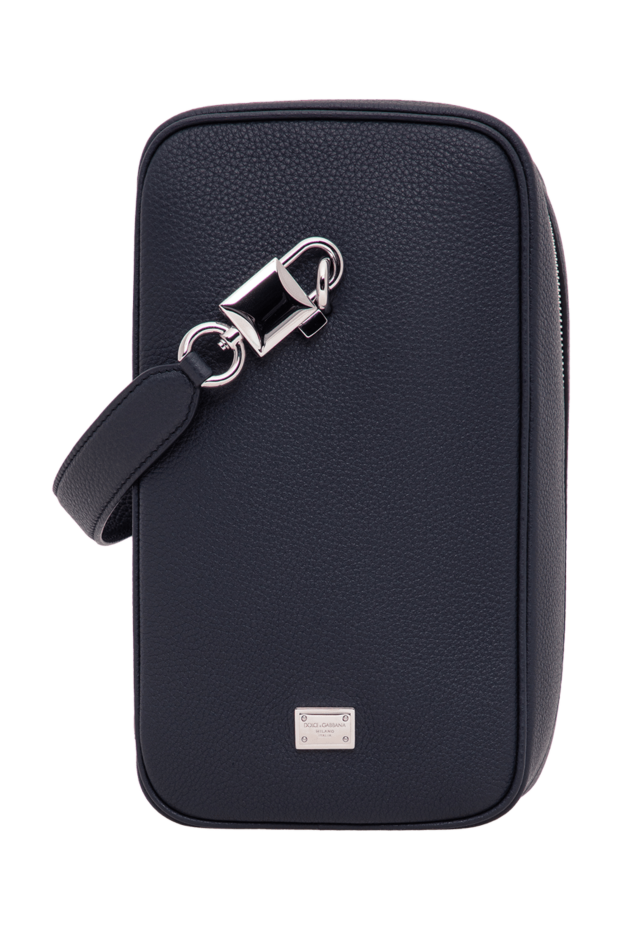 Dolce & Gabbana lock bag made of blue calfskin 196643 - photo 1
