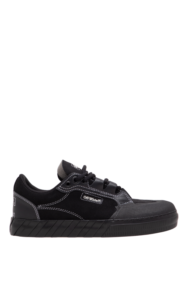 Off-White черные кеды vulcanized 779 из замши и текстиля 196653 - фото 1