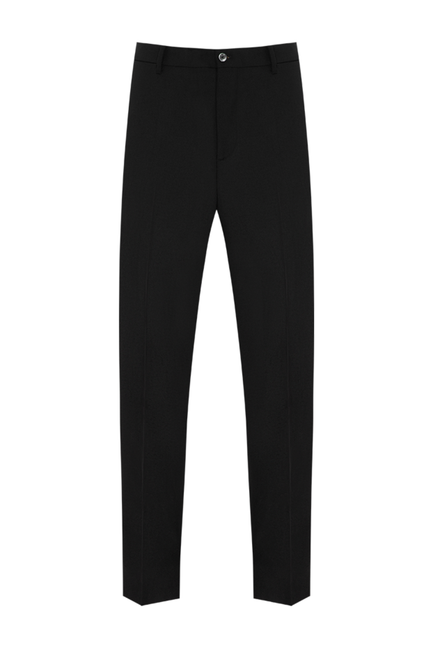 Zilli black classic straight-leg wool trousers 196704 - photo 1