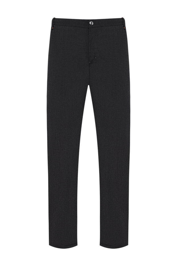 Zilli dark grey classic straight-leg wool trousers 196706 - photo 1