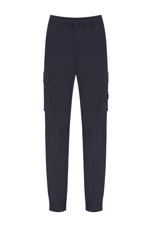Stone Island мужские серые брюки-карго из тонкого эластичного хлопка 196761 - фото 1