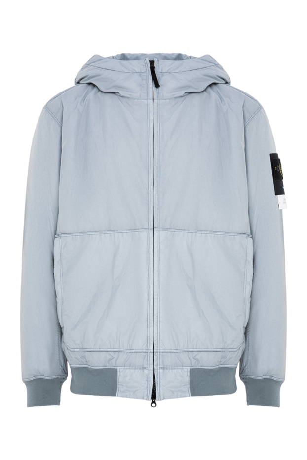 Stone Island куртка с капюшоном из нейлона с эффектом потертости утепленная primaloft 196800 - фото 1