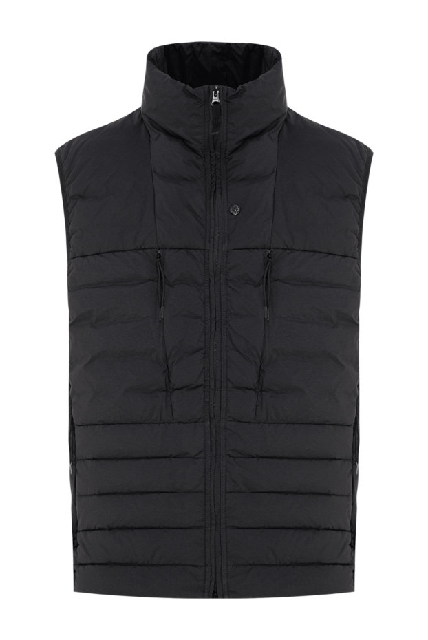 Stone Island черный матовый жилет из технологичного нейлона с бесшовной стежкой 196804 - фото 1