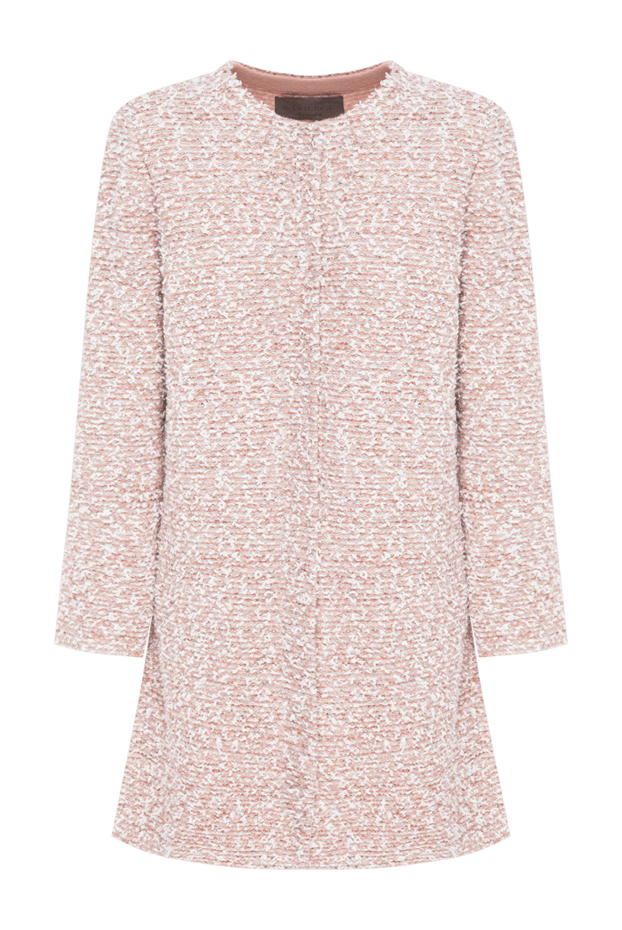 D.Exterior pink cropped tweed coat with a loose silhouette 196811 - photo 1