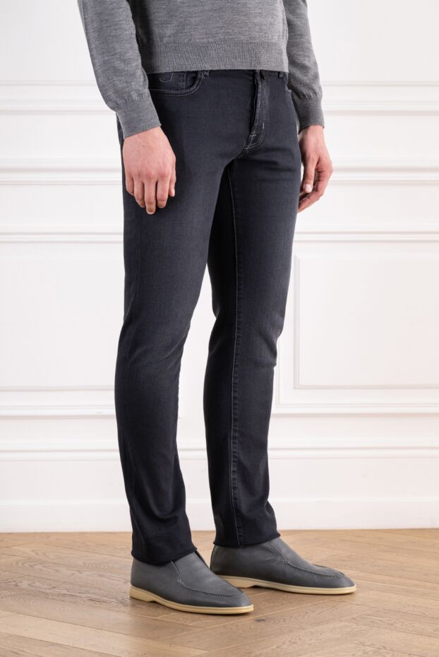 Jacob Cohen graphite-toned tapered jeans made from premium denim 197128 - photo 3