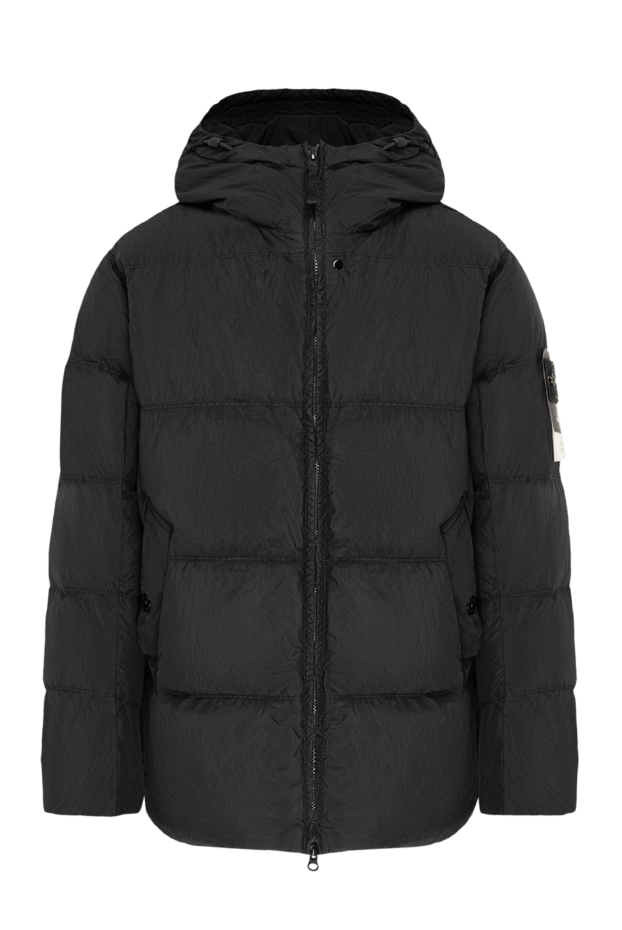 Stone Island удлиненный стеганый пуховик на молнии с капюшоном 197411 - фото 1