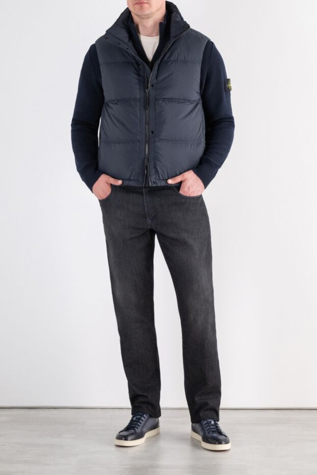 Stone Island плотный пуховый жилет из износостойкого матового материала 197412 - фото 2