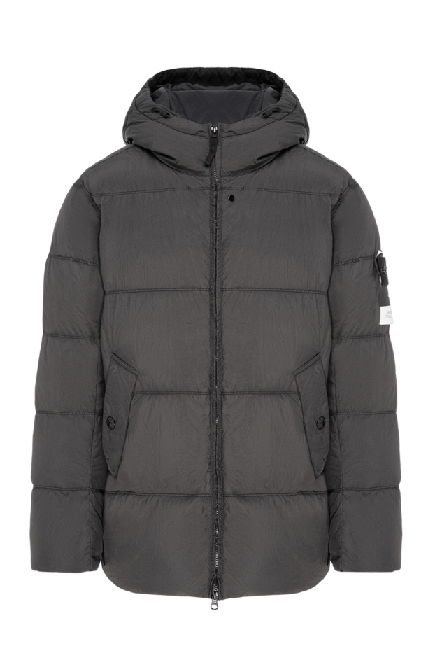 Stone Island капюшон және су өткізбейтін жабыны бар мамық күртеше 197415 - фото 1