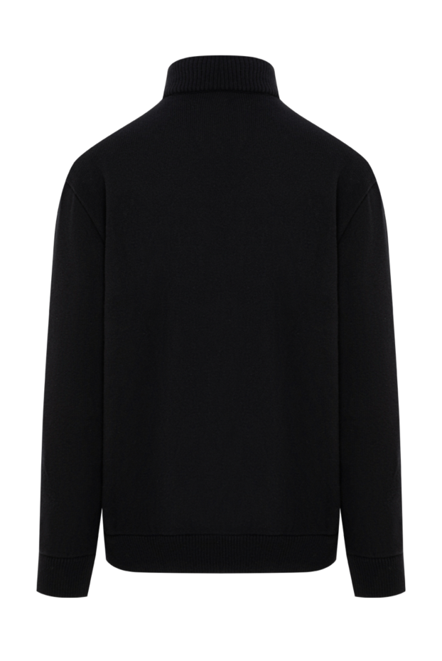 Zilli black cashmere jacket with crocodile skin trim 197453 - photo 2