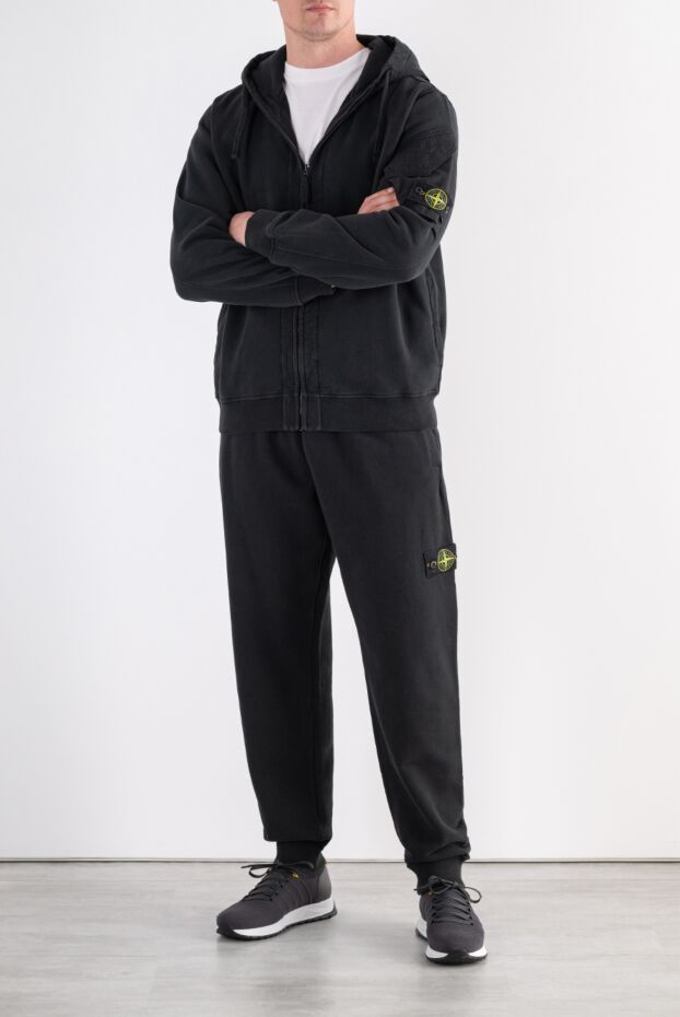 Stone Island сыдырмасы және реттелетін капюшоны бар спорттық костюм 197460 - фото 2