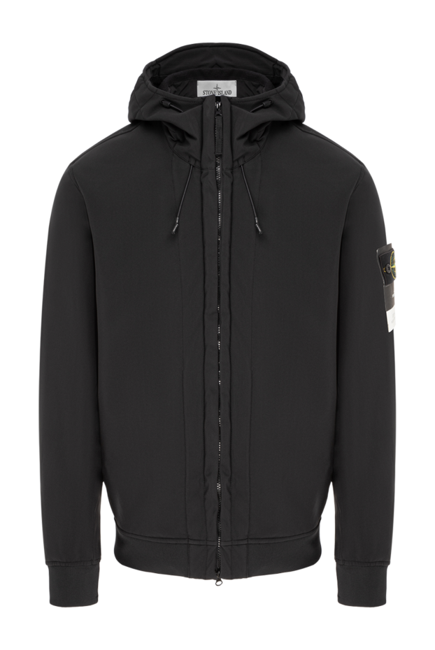 Stone Island капюшоны және жасырын сыдырмасы бар қалталары бар күртеше 197480 - фото 1