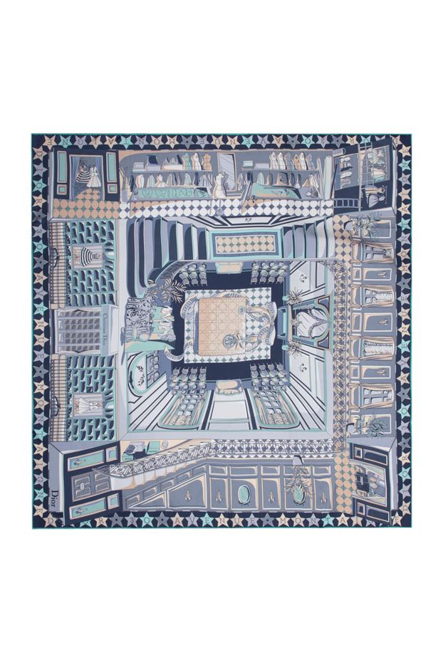 Dior inside dior avenue 90 silk scarf with architectural print 197485 - photo 1