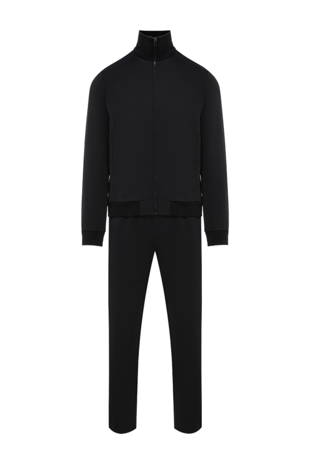 Gucci black cotton and silk knit suit with a stand-up collar 197499 - photo 1