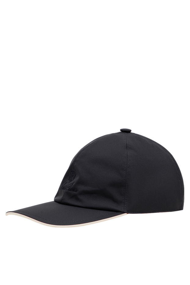 Loro Piana water-repellent blue six-panel baseball cap with contrast brim trim 197515 - photo 3