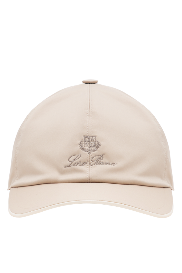 Loro Piana light beige baseball cap with elastic insert and branded embroidery 197517 - photo 1