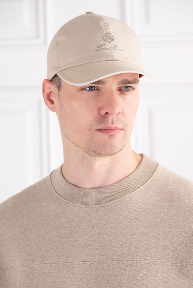 Loro Piana light beige baseball cap with elastic insert and branded embroidery 197517 - photo 2