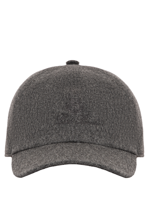 Loro Piana marengo-colored baseball cap made of pure cashmere with storm system impregnation 197520 - photo 1