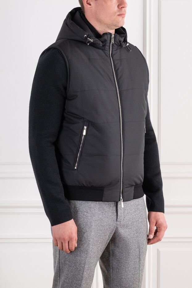 Lenoci quilted insulated vest with adjustable zip-up hood 197541 - photo 3