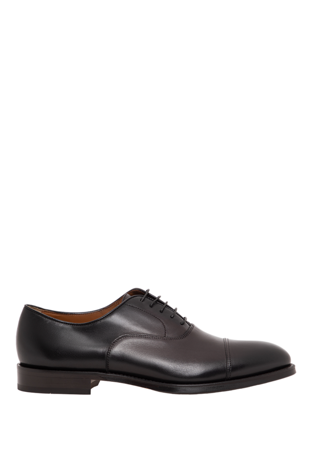 Doucal`s blake brown smooth leather oxford shoes with a thin sole 197562 - photo 1