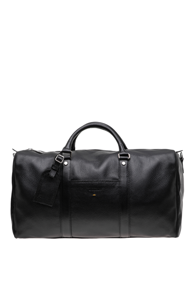 48H Black Leather Travel Bag - photo 1
