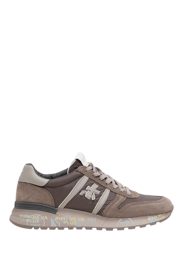 Premiata men's lander 8410 sneakers made of technical textile and velvety suede 197727 - photo 1
