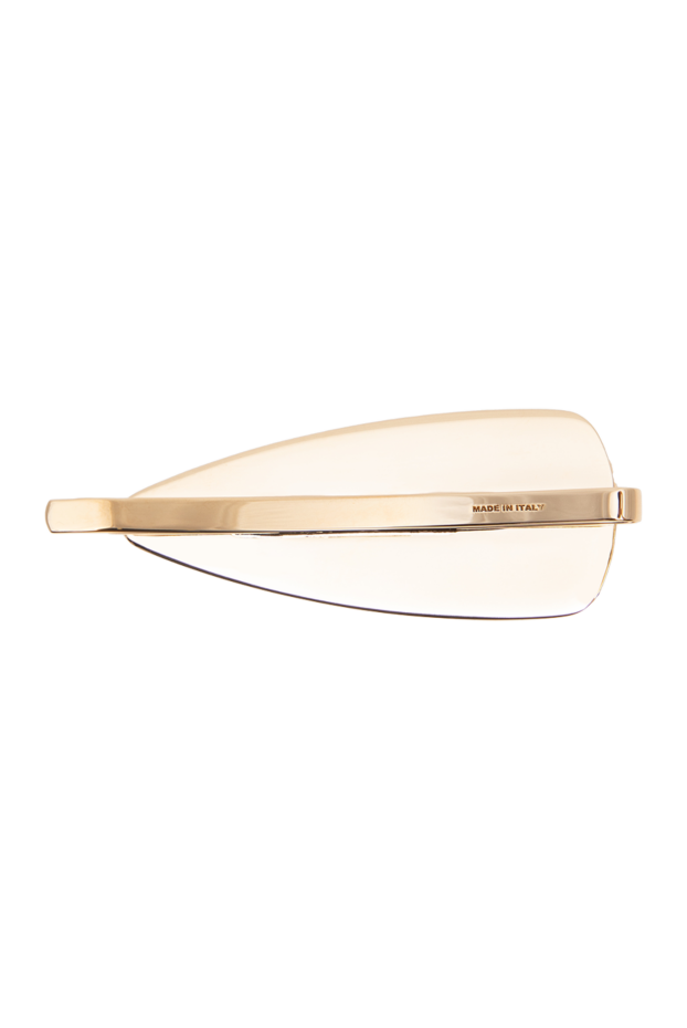Miu Miu rose gold metal triangle clip 197730 - photo 3
