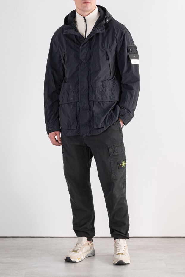 Stone Island қорғаныш капюшонымен ghost piece техникалық далалық күртешесі 197760 - фото 2