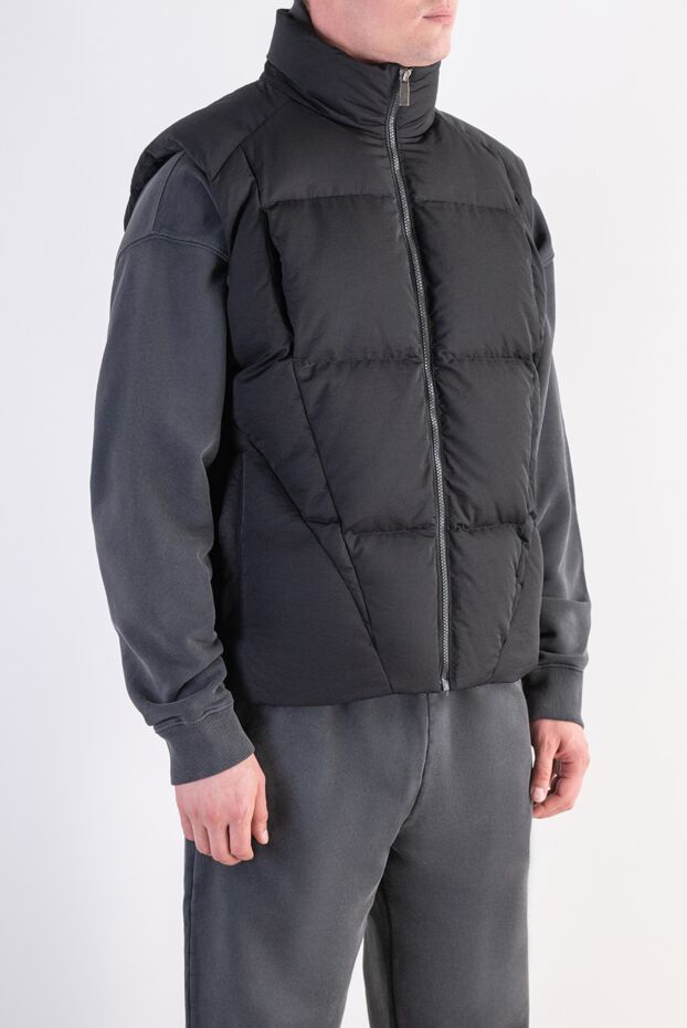 Off-White оригинальный жилет от бренда черногот цвета на молнии 197840 - фото 3