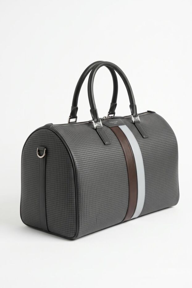 Serapian holdall stepan travel bag in gray 197858 - photo 2
