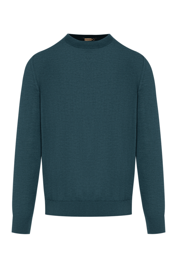 Zilli emerald green crew neck knit jumper 197918 - photo 1