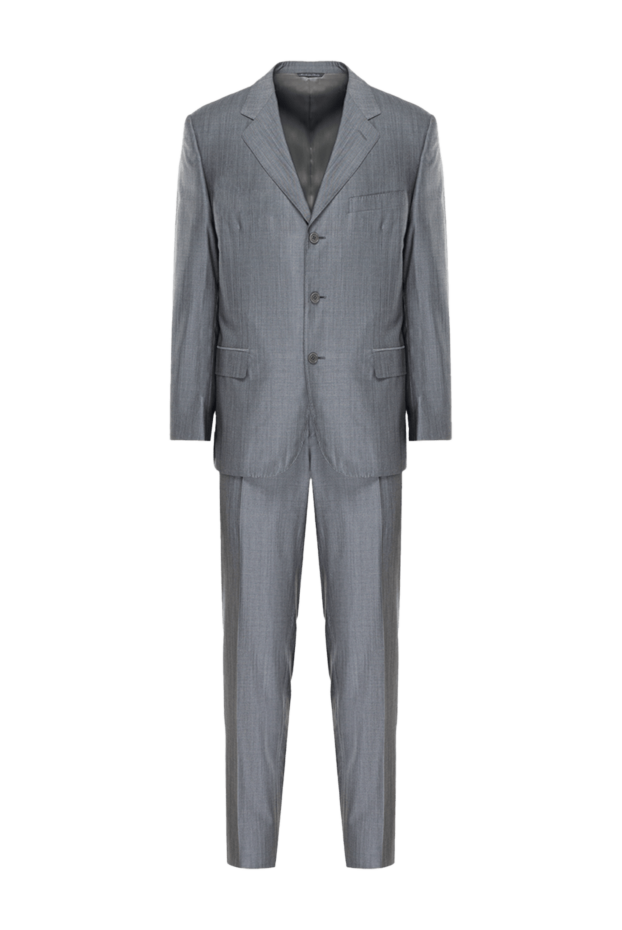 Canali light grey single breasted suit made of wool and silk
935964 - photo 1