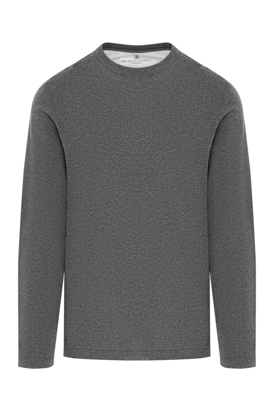 Brunello Cucinelli sweatshirt made of cotton jersey in graphite shade
189647 - photo 1