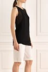 Gucci Women's black silk top - 100% silk. Country of manufacture: Italy. Care: specialized cleaning - photo 3