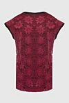 Top made of nylon and elastane red for women Dolce & Gabbana - lace. 80% nylon, 20% elastane. Country of manufacture: Italy. Care: specialized cleaning - photo 6