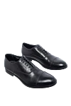 Doucal`s Men's black leather shoes - 100% leather. Lace-up. Interior: Leather. Insole: Leather. Heel height: 2cm. Outsole: Other materials. Country of manufacture: Italy. Care: specialized cleaning - photo 3