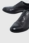 Doucal`s Men's black leather shoes - 100% leather. Lace-up. Interior: Leather. Insole: Leather. Heel height: 2cm. Outsole: Other materials. Country of manufacture: Italy. Care: specialized cleaning - photo 5