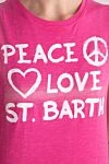 MC2 Saint Barth Pink cotton t-shirt for women - inscription print. 100% cotton. Country of manufacture: Italy. Care: specialized cleaning - photo 5