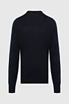 Black wool jumper for men John Smedley - 100% wool. Country of manufacture: Italy. Care: specialized cleaning - photo 6