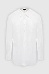 Billionaire White men's shirt - 78% cotton, 16% polyamide, 6% elastane. Closure: buttons. Country of manufacture: Italy. Care: specialized cleaning - photo 1