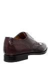 Shoes for men made of leather burgundy W.Gibbs - Perforation. 100% kangaroo. Lace-up. Interior trim: leather. Insole: Leather. Heel height: 2cm. Outsole: Other materials. Country of manufacture: Italy. Care: specialized cleaning - photo 4