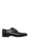 W.Gibbs Men's black leather shoes - 100% leather. Lace-up. Interior trim: leather. Insole: Leather. Heel height: 2cm. Outsole: Other materials. Country of manufacture: Italy. Care: specialized cleaning - photo 1