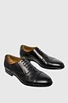 Doucal`s Men's black leather shoes - 100% leather. Lace-up. Interior: Leather. Insole: Leather. Heel height: 2.5cm. Outsole: Other materials. Country of manufacture: Italy. Care: specialized cleaning - photo 3