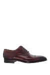 Magnanni Burgundy leather men's shoes - Firmware. 100% leather. Lace. Interior finish: Leather. Insole: Leather. Heel height: 2.5 cm. Other materials. Country of manufacture: Italy. Care: specialized cleaning - photo 1