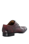 Burgundy leather men's shoes Magnanni - Firmware. 100% leather. Lace. Interior finish: Leather. Insole: Leather. Heel height: 2.5 cm. Other materials. Country of manufacture: Italy. Care: specialized cleaning - photo 4