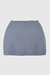 Casheart Women's gray cashmere cape - fur trim. 100% cashmere. Country of manufacture: Italy. Care: specialized cleaning - photo 3